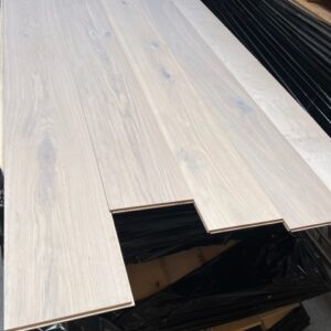 Magazijnsale Eiken duoplank Cotton White geolied (40 m²)